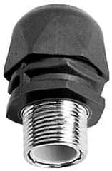 Murrplastik - 3/8" Trade, Nylon Compression Straight Liquidtight Conduit Connector - Noninsulated - Exact Industrial Supply