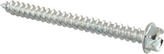 Value Collection - #12 Hex Washer Head Slotted Sheet Metal Screw - Steel, 2-1/2" Length Under Head, Grade 2 - Exact Industrial Supply