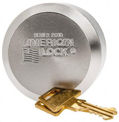 American Lock - Keyed Different Padlock - 3/8" Shackle Diam, Steel - Exact Industrial Supply