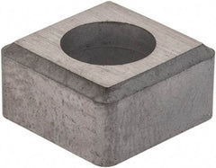 Walter - 1/2" Inscribed Circle, Square Shim for Indexables - 1/4" Thick, ISSN Shim Style, Negative Rake, Left Hand Cut - Exact Industrial Supply