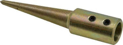 Made in USA - Buffing Wheel Buffing Spindle - 5/8" ID x 7/8" OD, Right Hand Thread - Exact Industrial Supply