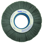 6" Diameter - 2" Arbor Hole - Abrasive Nylon Straight Nylox Wheel - Exact Industrial Supply