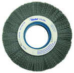 6" Diameter - 2" Arbor Hole - Abrasive Nylon Straight Nylox Wheel - Exact Industrial Supply