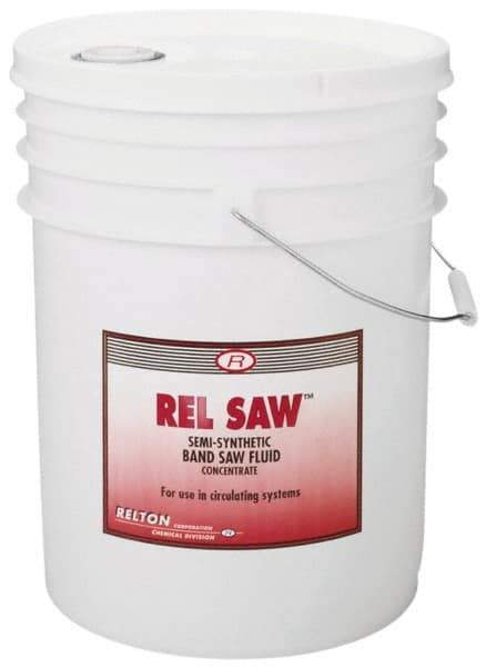 Relton - Rel Saw, 5 Gal Pail Sawing Fluid - Semisynthetic, For Cleaning - Exact Industrial Supply