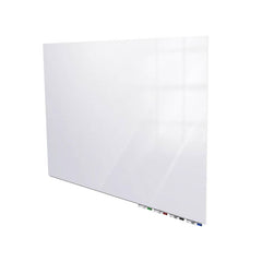 Ghent Aria Low Profile Magnetic Glass Whiteboard, 2'H x 3'W, Horizontal, White