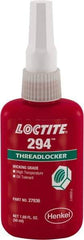 Loctite - 50 mL, Green, High Strength Liquid Threadlocker - 24 hr Full Cure Time - Exact Industrial Supply