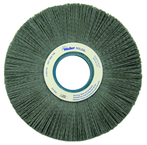 8" Diameter - 2" Arbor Hole - Abrasive Nylon Straight Nylox Wheel - Exact Industrial Supply