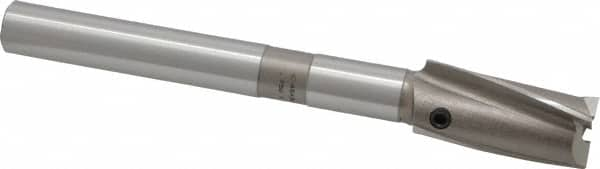 Cleveland - 3/4" Diam, 1/2" Shank, Diam, 3 Flutes, Straight Shank, Interchangeable Pilot Counterbore - Exact Industrial Supply