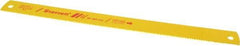 Starrett - 18" Long, 6 Teeth per Inch, Bi-Metal Power Hacksaw Blade - Toothed Edge, 1-5/8" Wide x 0.075" Thick - Exact Industrial Supply