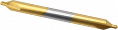 Hertel - #2 Plain Cut 60° Incl Angle Solid Carbide Combo Drill & Countersink - Exact Industrial Supply