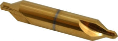 Hertel - #7 Plain Cut 60° Incl Angle Solid Carbide Combo Drill & Countersink - Exact Industrial Supply