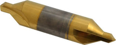 Hertel - #8 Plain Cut 60° Incl Angle Solid Carbide Combo Drill & Countersink - Exact Industrial Supply