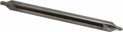 Hertel - #6 Plain Cut 60° Incl Angle Solid Carbide Combo Drill & Countersink - Exact Industrial Supply