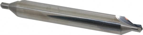 Hertel - #8 Plain Cut 60° Incl Angle Solid Carbide Combo Drill & Countersink - Exact Industrial Supply