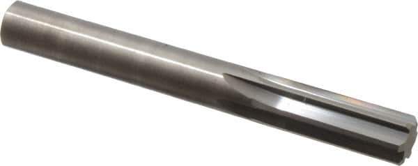 Hertel - 15/32" Solid Carbide 6 Flute Chucking Reamer - Straight Flute, 15/32" Straight Shank, 1-3/8" Flute Length, 4" OAL - Exact Industrial Supply