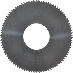 Made in USA - 1-3/4" Diam x 0.01" Blade Thickness x 5/8" Arbor Hole Diam, 90 Tooth Slitting and Slotting Saw - Arbor Connection, Solid Carbide, Concave Ground - Exact Industrial Supply