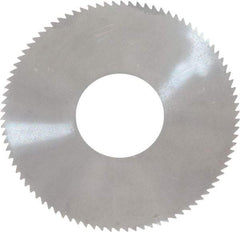 Made in USA - 1-3/4" Diam x 0.025" Blade Thickness x 5/8" Arbor Hole Diam, 90 Tooth Slitting and Slotting Saw - Arbor Connection, Solid Carbide, Concave Ground - Exact Industrial Supply