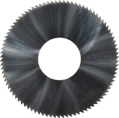 Made in USA - 1-3/4" Diam x 0.051" Blade Thickness x 5/8" Arbor Hole Diam, 90 Tooth Slitting and Slotting Saw - Arbor Connection, Solid Carbide, Concave Ground - Exact Industrial Supply