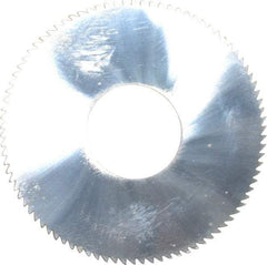 Made in USA - 1-3/4" Diam x 0.057" Blade Thickness x 5/8" Arbor Hole Diam, 90 Tooth Slitting and Slotting Saw - Arbor Connection, Solid Carbide, Concave Ground - Exact Industrial Supply