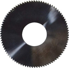 Made in USA - 1-3/4" Diam x 0.064" Blade Thickness x 5/8" Arbor Hole Diam, 90 Tooth Slitting and Slotting Saw - Arbor Connection, Solid Carbide, Concave Ground - Exact Industrial Supply