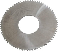 Made in USA - 2-3/4" Diam x 0.032" Blade Thickness x 1" Arbor Hole Diam, 72 Tooth Slitting and Slotting Saw - Arbor Connection, Solid Carbide, Concave Ground - Exact Industrial Supply