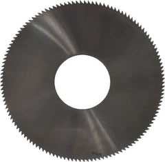 Made in USA - 1-1/2" Diam x 0.032" Blade Thickness, 1/2" Arbor Hole Diam, 130 Teeth, Solid Carbide, Jeweler's Saw - Uncoated - Exact Industrial Supply