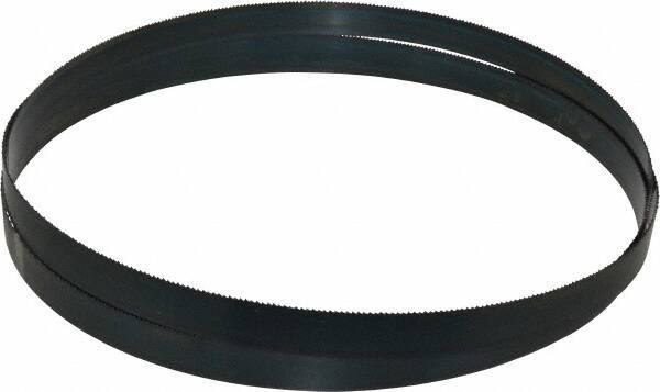 Starrett - 10 TPI, 11' Long x 1" Wide x 0.035" Thick, Welded Band Saw Blade - Carbon Steel, Toothed Edge, Raker Tooth Set, Flexible Back, Contour Cutting - Exact Industrial Supply