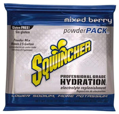 Sqwincher - 23.83 oz Pack Mixed Berry Activity Drink - Powdered, Yields 2.5 Gal - Exact Industrial Supply
