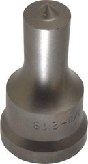 Cleveland Steel Tool - 5/8 Inch Diameter Round Ironworker Punch - 1-1/16 Inch Body Diameter, 1-7/32 Inch Head Diameter, 2-1/8 Inch Overall Length - Exact Industrial Supply