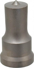 Cleveland Steel Tool - 13/16 Inch Diameter Round Ironworker Punch - 1-1/16 Inch Body Diameter, 1-7/32 Inch Head Diameter, 2-1/8 Inch Overall Length - Exact Industrial Supply