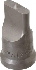 Cleveland Steel Tool - 5/16 Inch Wide Oblong Ironworker Punch - 1-1/16 Inch Body Diameter, 1-7/32 Inch Head Diameter, 2-1/8 Inch Overall Length - Exact Industrial Supply