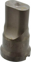 Cleveland Steel Tool - 9/16 Inch Wide Oblong Ironworker Punch - 1-1/16 Inch Body Diameter, 1-7/32 Inch Head Diameter, 2-1/8 Inch Overall Length - Exact Industrial Supply