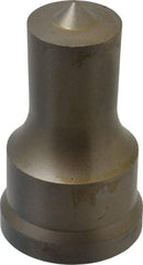 Cleveland Steel Tool - 1-1/16 Inch Diameter Round Ironworker Punch - 1-17/32 Inch Body Diameter, 1-11/16 Inch Head Diameter, 2-11/16 Inch Overall Length - Exact Industrial Supply