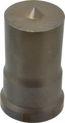 Cleveland Steel Tool - 1-1/2 Inch Diameter Round Ironworker Punch - 1-17/32 Inch Body Diameter, 1-11/16 Inch Head Diameter, 2-11/16 Inch Overall Length - Exact Industrial Supply