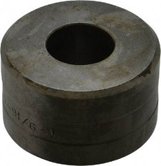 Cleveland Steel Tool - 9/16 Inch Diameter Round Ironworker Die - 1-13/16 Inch Head Diameter, 1-1/8 Inch Head Height - Exact Industrial Supply