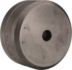 Cleveland Steel Tool - 5/16 Inch Diameter Round Ironworker Die - 2 Inch Head Diameter, 1 Inch Head Height - Exact Industrial Supply