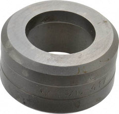 Cleveland Steel Tool - 1-3/16 Inch Diameter Round Ironworker Die - 2 Inch Head Diameter, 1 Inch Head Height - Exact Industrial Supply