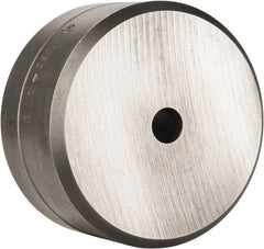 Cleveland Steel Tool - 11/32 Inch Diameter Round Ironworker Die - 2-3/8 Inch Head Diameter, 1-1/4 Inch Head Height - Exact Industrial Supply