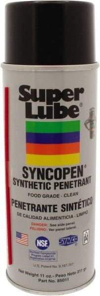 Synco Chemical - 11 oz Aerosol Synthetic Penetrant - Food Grade - Exact Industrial Supply