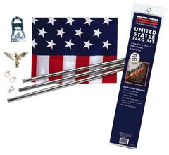 Valley Forge Flag Co - Flag Poles & Kits Type: Flag & Pole Kit Mounting: Portable - Exact Industrial Supply