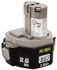 Makita - 12 Volt NiMH Power Tool Battery - 2.6 Ahr Capacity, 1 hr Charge Time, Series Mforce - Exact Industrial Supply