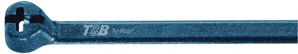 Thomas & Betts - 13.4" Long Blue Nylon Standard Cable Tie - Exact Industrial Supply