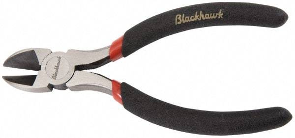 Blackhawk by Proto - 6-1/2" OAL, 10 AWG Capacity, Diagonal Cutter - 13/16" Jaw Length x 7/8" Jaw Width, Cushion Grip Handle - Exact Industrial Supply