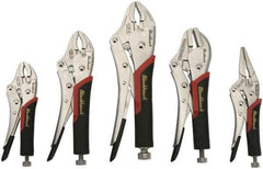 Blackhawk by Proto - 5 Piece Locking Plier Set - Comes in Pouch - Exact Industrial Supply