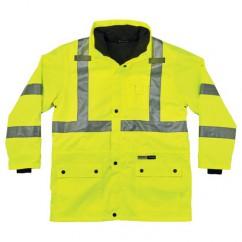 8385 M LIME 4-IN-1 JACKET - Exact Industrial Supply