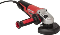 Milwaukee Tool - 5" Wheel Diam, 11,000 RPM, Corded Angle & Disc Grinder - 5/8-11 Spindle, 120 Volts, 13 Amps - Exact Industrial Supply
