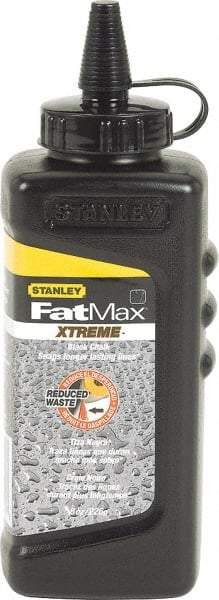 Stanley - 8 oz Container Chalk Refill - Black - Exact Industrial Supply