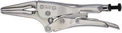 Proto - 6-7/8" OAL Long Nose Serrated Jaw Locking Pliers - 5/16" Jaw Width, 1-31/32" Jaw Depth - Exact Industrial Supply