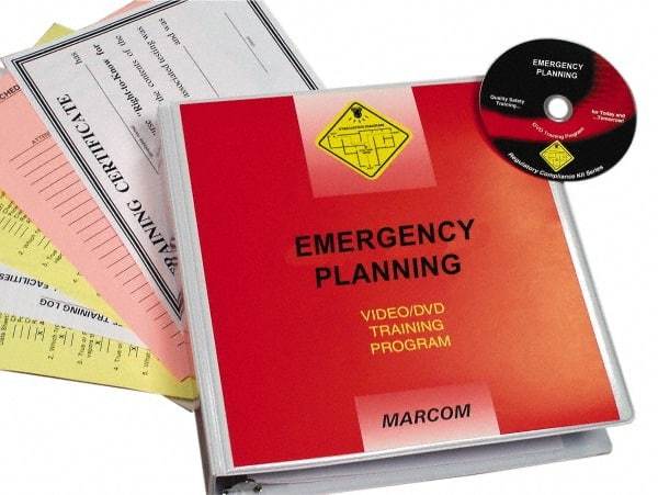 Marcom - Emergency Planning, Multimedia Training Kit - DVD, English - Exact Industrial Supply