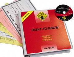 Marcom - Right to Know for Hospitality Industry, Multimedia Training Kit - 21 Minute Run Time DVD, English and Spanish - Exact Industrial Supply